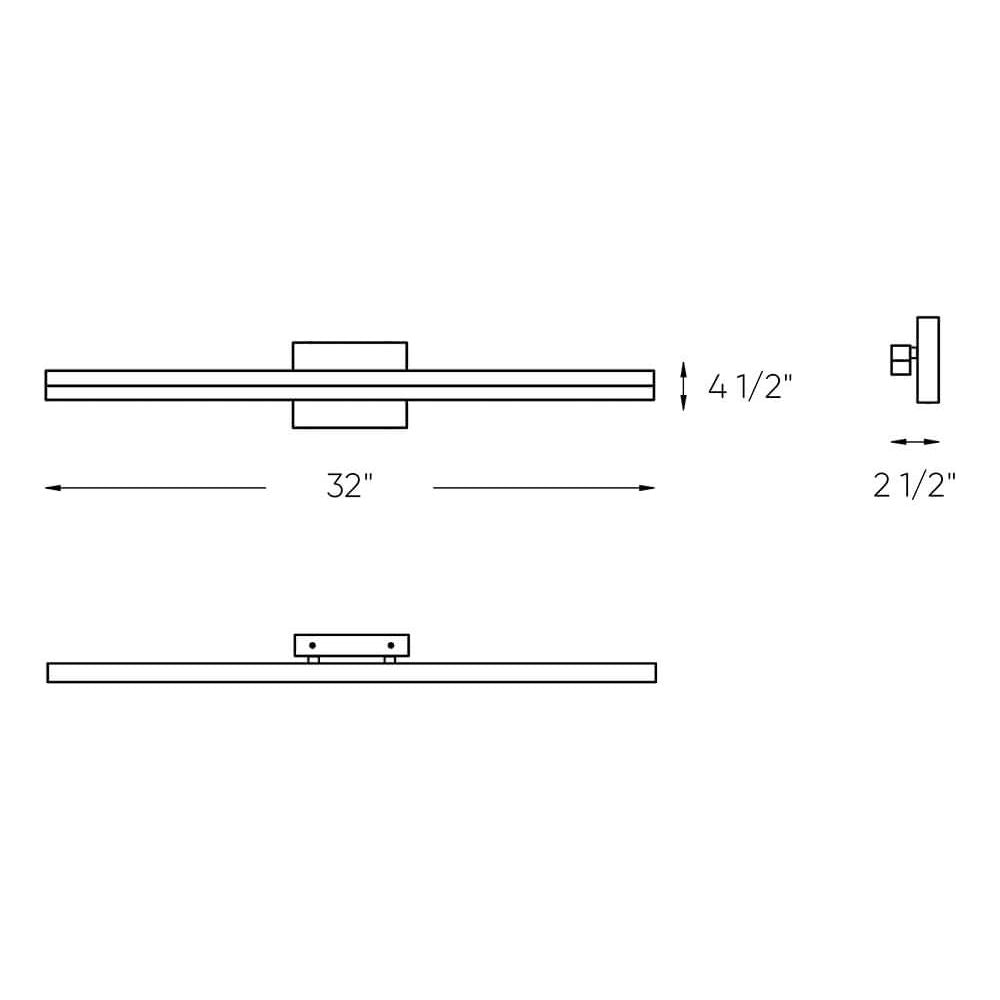 Lyra 32" CCT LED Linear Vanity Light