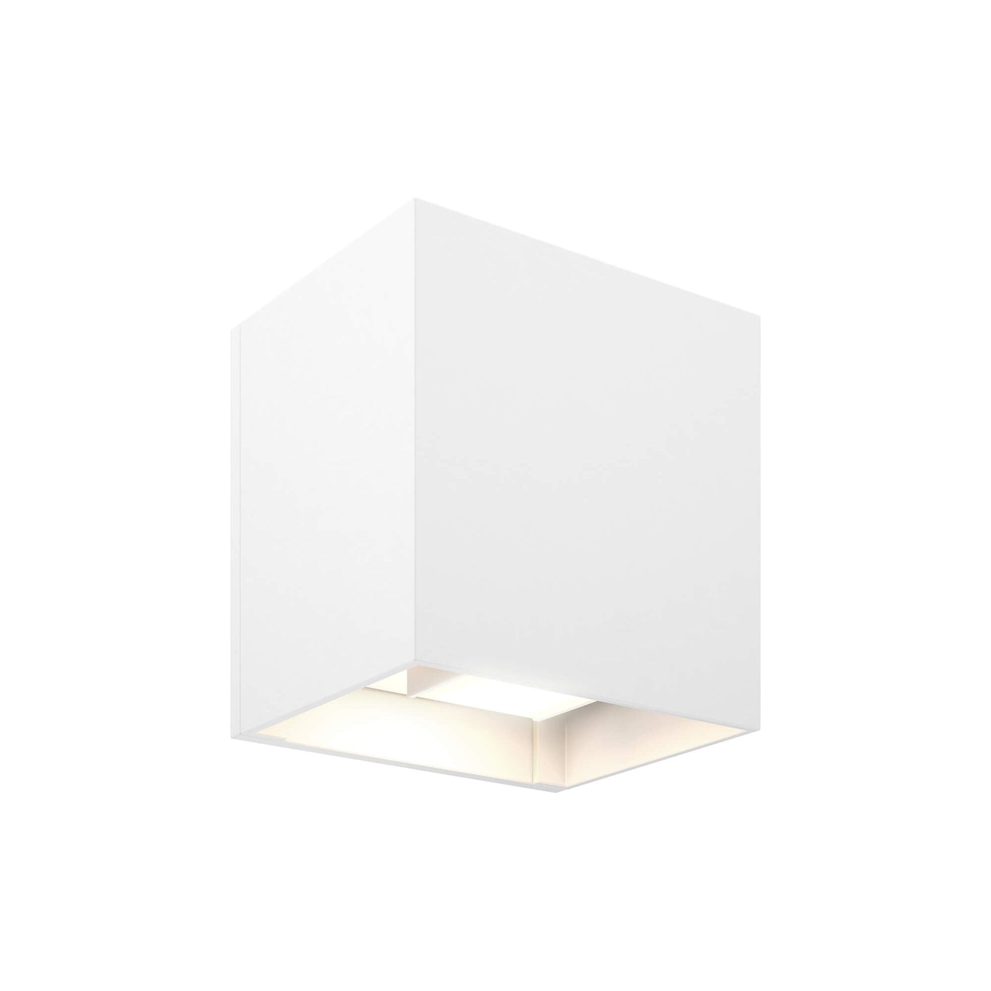Geneva 4" Square Directional Up/Down LED Wall Sconce CCT