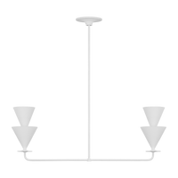 Cornet 2-Light Medium Linear Chandelier