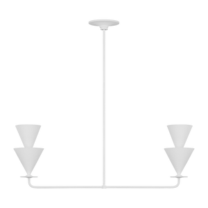 Cornet 2-Light Medium Linear Chandelier