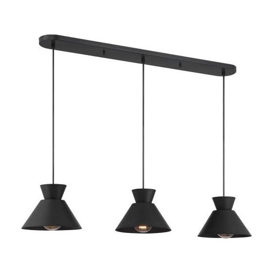 3-Light Linear Chandelier