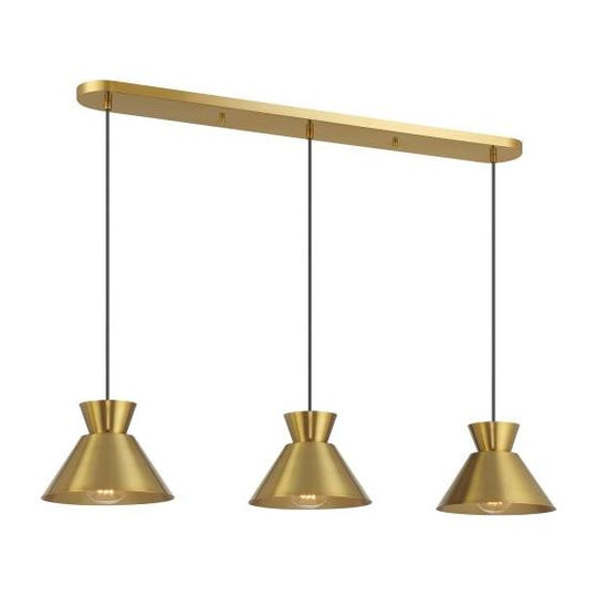 3-Light Linear Chandelier