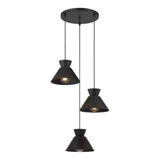 3-Light Multi-Point Chandelier