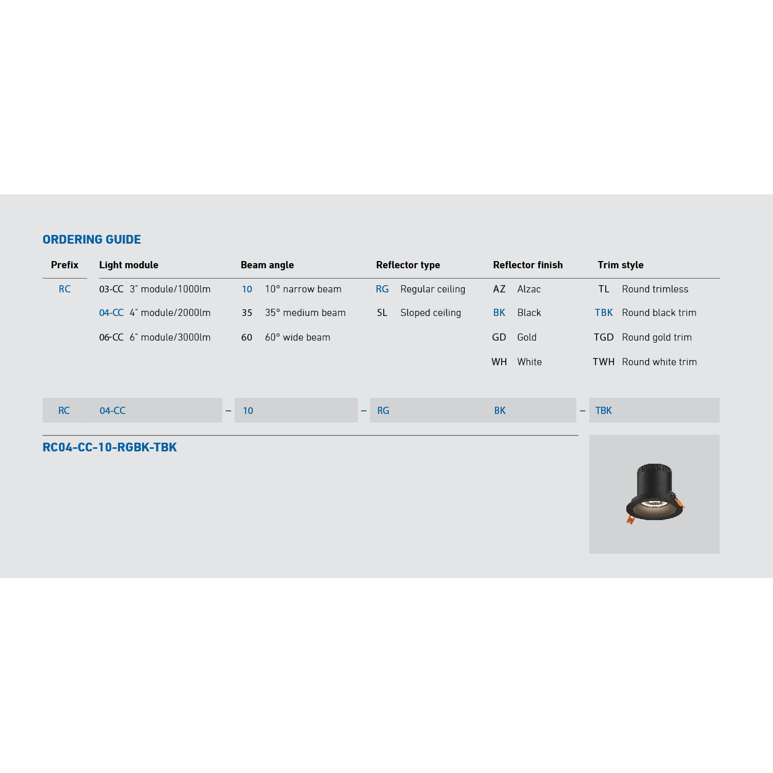 6" Modular Downlight
