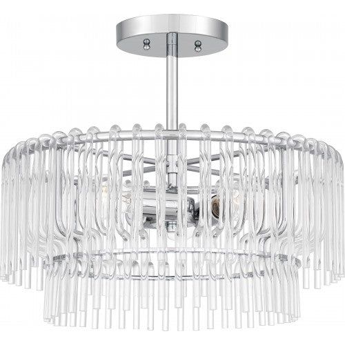 Tayshia 3-Light Semi Flush Mount