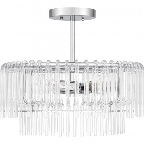 Tayshia 3-Light Semi Flush Mount