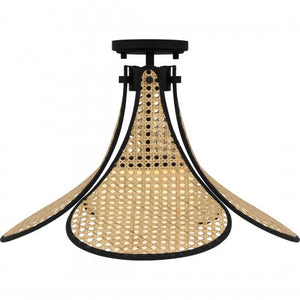 Delilah 1-Light Semi Flush Mount