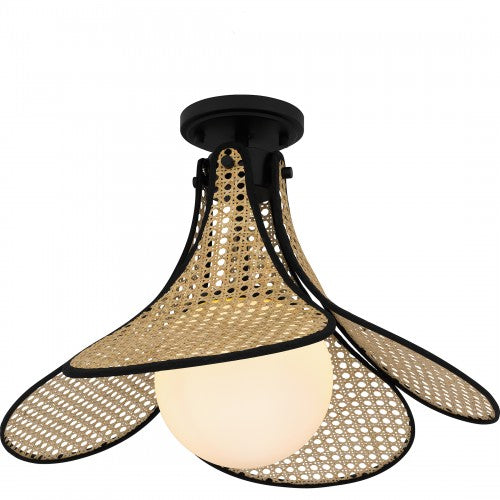 Delilah 1-Light Semi Flush Mount