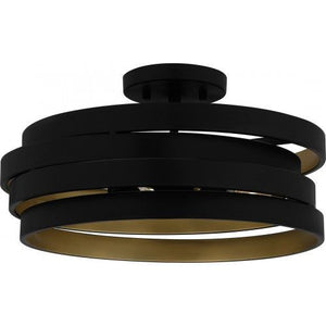 Berner 3-Light Semi Flush Mount