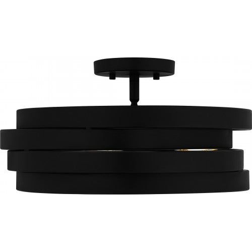 Berner 3-Light Semi Flush Mount