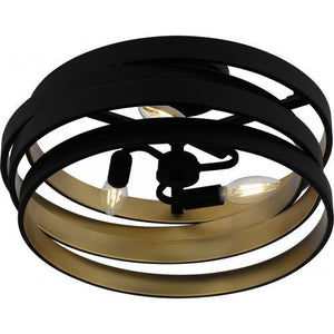 Berner 3-Light Semi Flush Mount