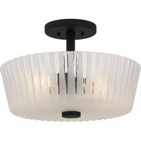Gray Semi-Flush Mount