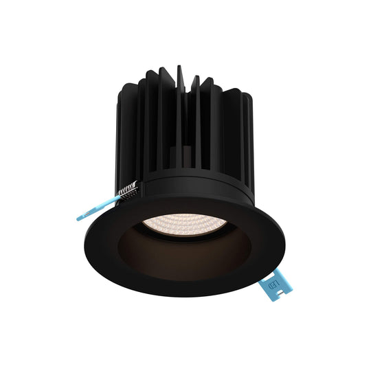 4" High Power Regressed Recessed Round Smooth Baffle (Universal 120V-347V)