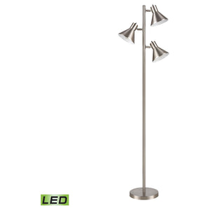 Loman 65" High 3-Light Floor Lamp