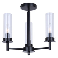 Benson 3-Light Semi Flush