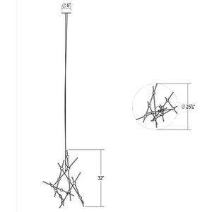 Constellation Aquila Minor (with 20' Cord)