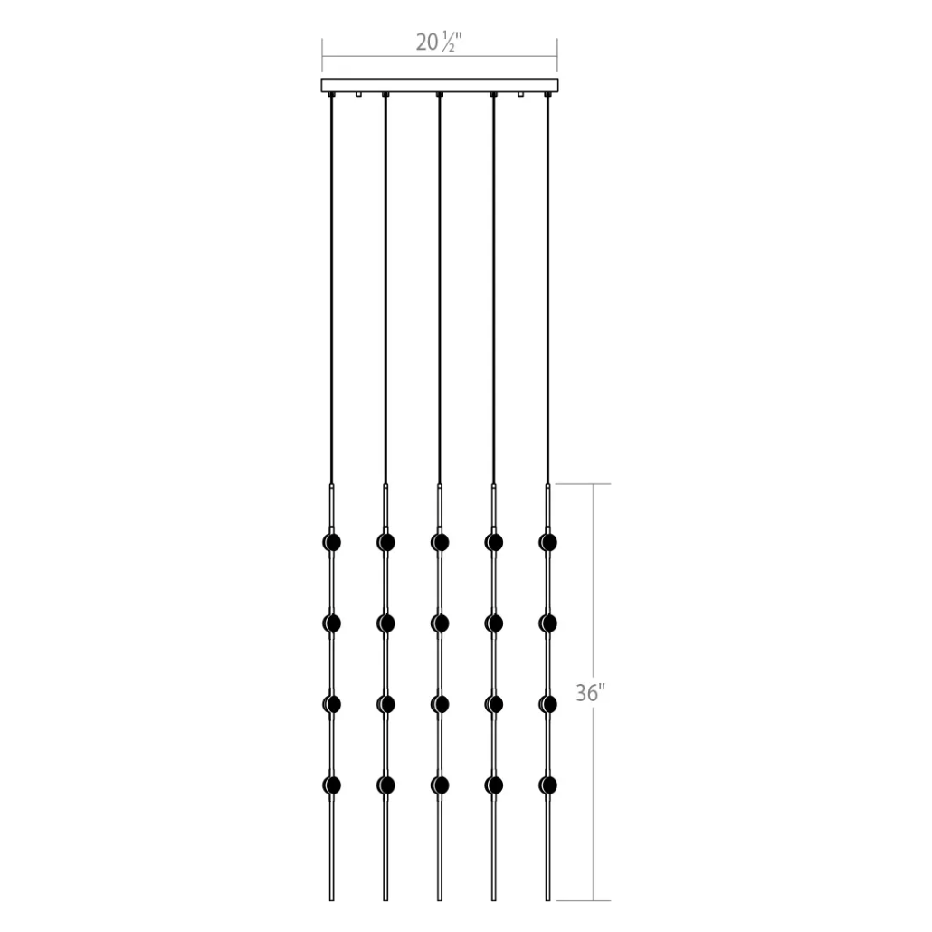 Constellation Cosmic Cube 20" LED Pendant (with 20' Cords)