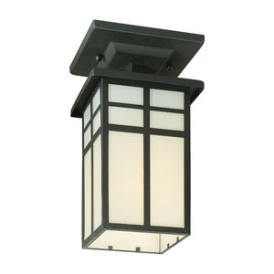 Mission 5.5" Wide 1-Light Outdoor Flush Mount