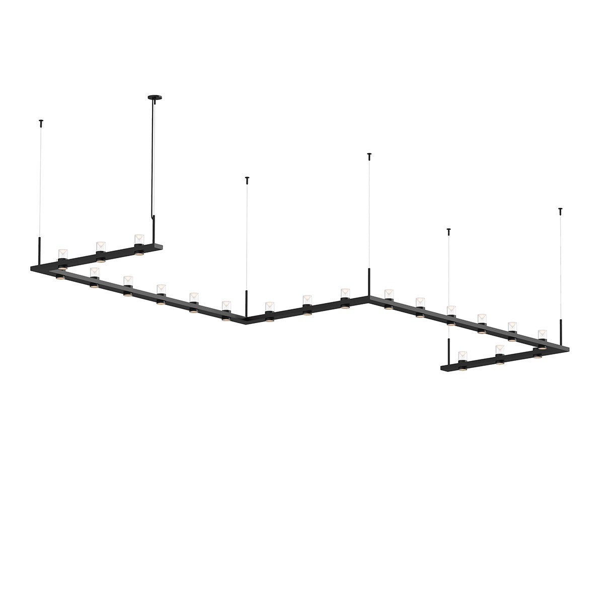 Intervals 4' x 16' Zig-Zag LED Pendant