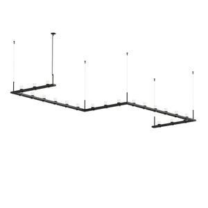 Intervals 4' x 16' Zig-Zag LED Pendant