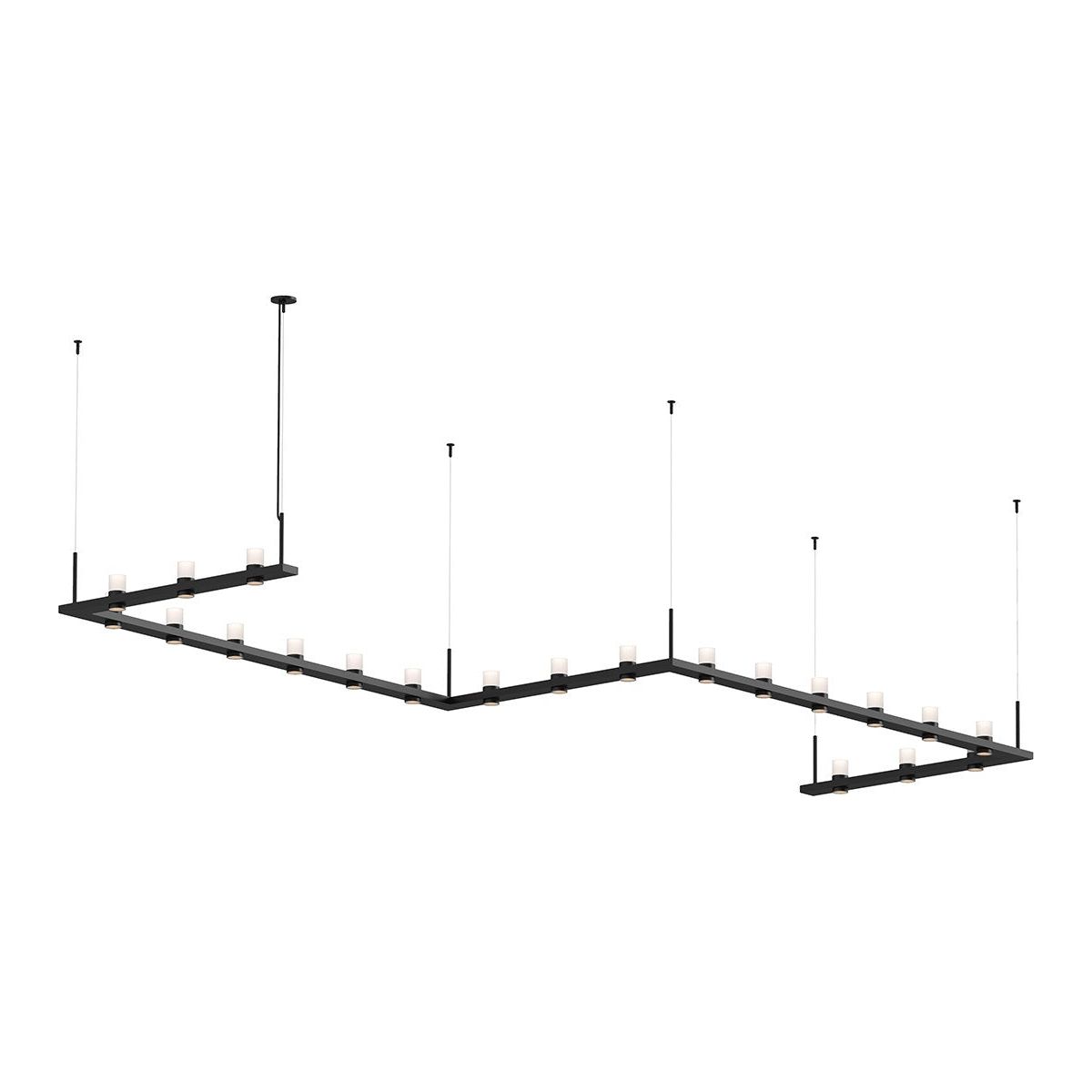 Intervals 4' x 16' Zig-Zag LED Pendant