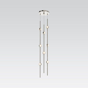 Constellation Andromeda Short 6" Round LED Pendant (with 20' Cords)