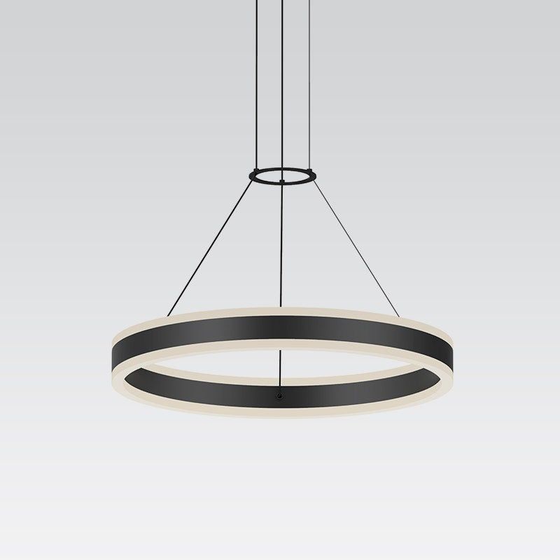 Double Corona 24" LED Ring Pendant (with 20' Cords)