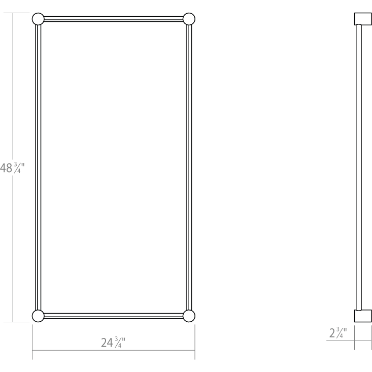 Purolinear 360 24"/48" Rectangle LED Wall Bar