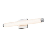 Tubo Slim LED 18" LED Bath Bar with Drum Trim