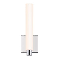Tubo Slim LED 12" LED Sconce with Drum Trim