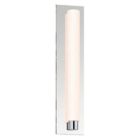 Tubo Slim LED 18" LED Panel Sconce with Drum Trim