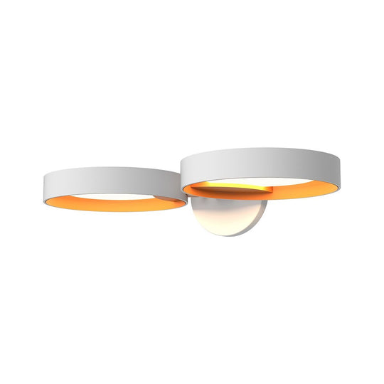 Light Guide Ring Double LED Sconce