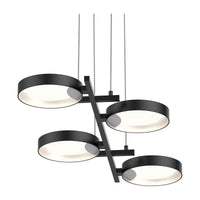 Light Guide Ring 4-Light LED Bar Pendant