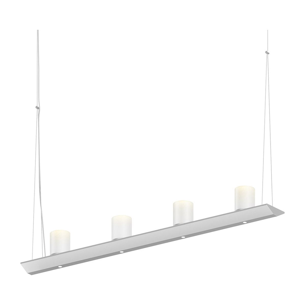 Votives 3' LED Bar Pendant (3.0H x 2.25D Glass)