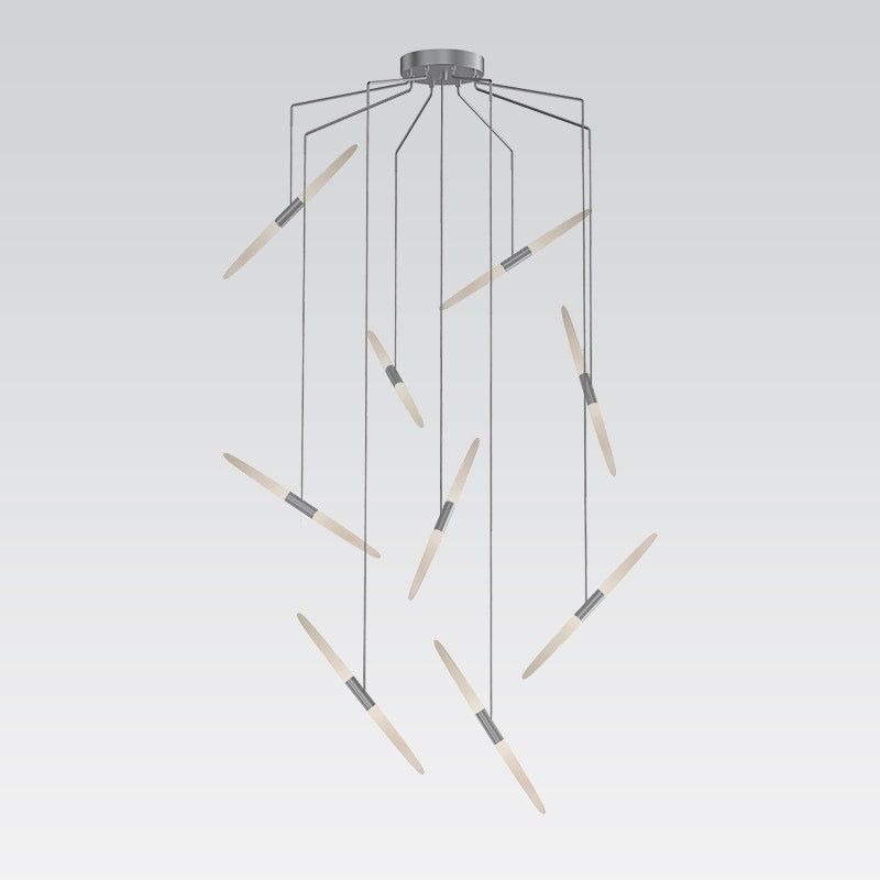 Ballet 9-Light Spreader LED Pendant (with 20' Cords)