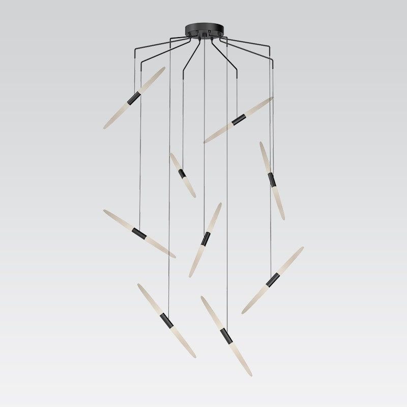 Ballet 9-Light Spreader LED Pendant (with 20' Cords)