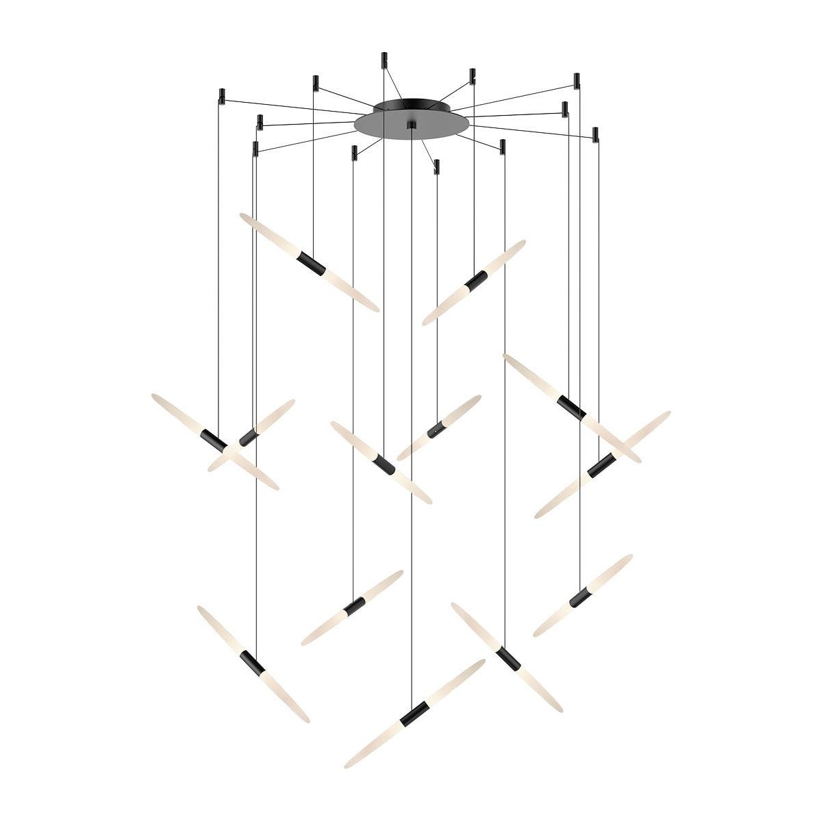 Ballet 13-Light Swag LED Chandelier