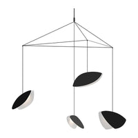 Papillons 4-Light Large LED Chandelier