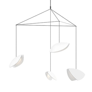 Papillons 4-Light Large LED Chandelier