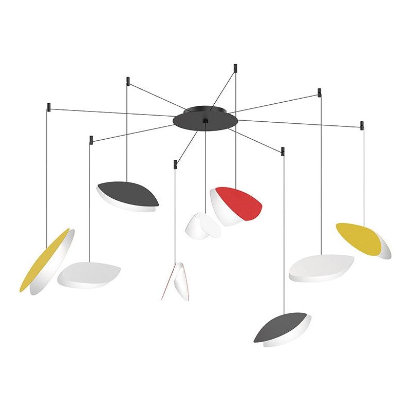 Papillons 9-Light Swag LED Chandelier