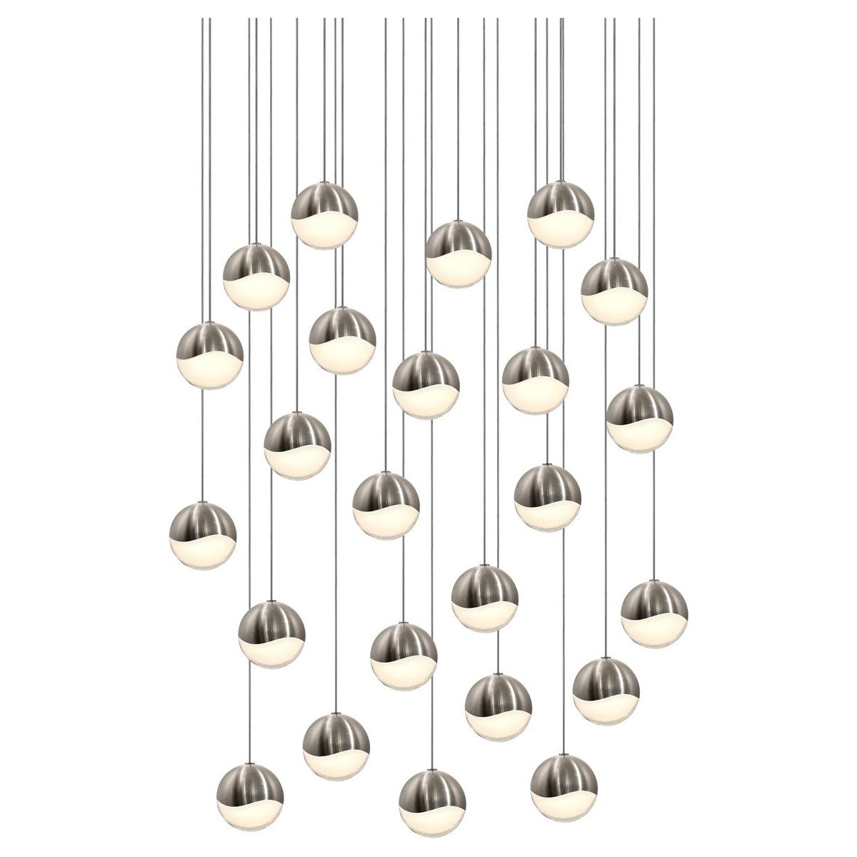 Grapes 24-Light Round Medium LED Pendant