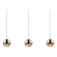 Grapes 3-Light Rectangle Large LED Pendant