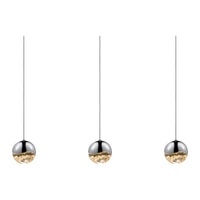 Grapes 3-Light Rectangle Medium LED Pendant