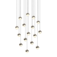 Grapes 16-Light Square Small LED Pendant