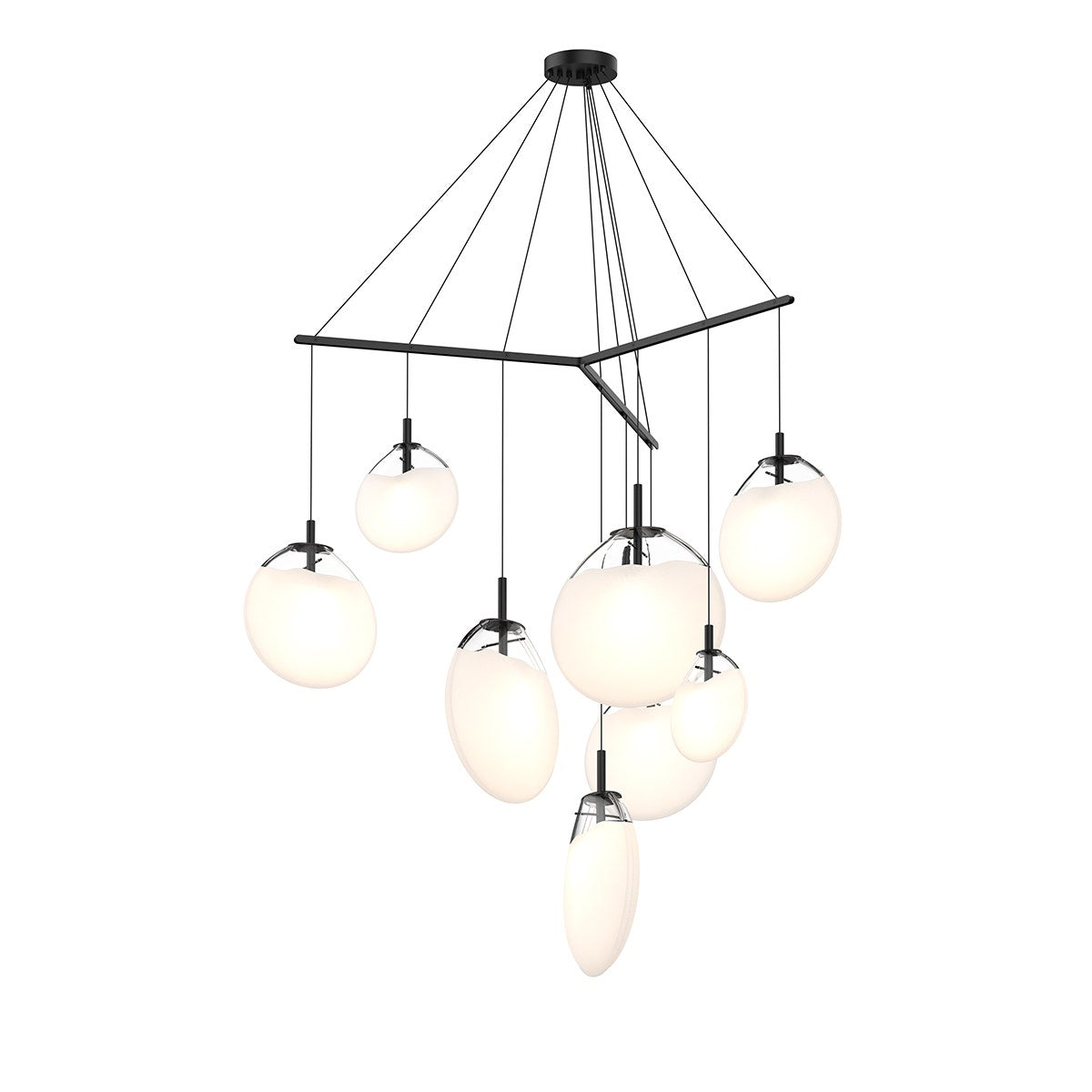 Cantina 9-Light Tri-Spreader LED Pendant