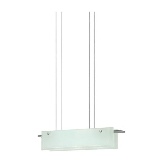 Suspended Glass Slim LED 24" Pendant