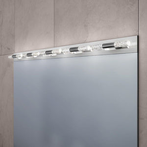 Crystal Rods 6-Light LED Bath Bar