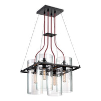 Square Ring 4-Light Square Pendant