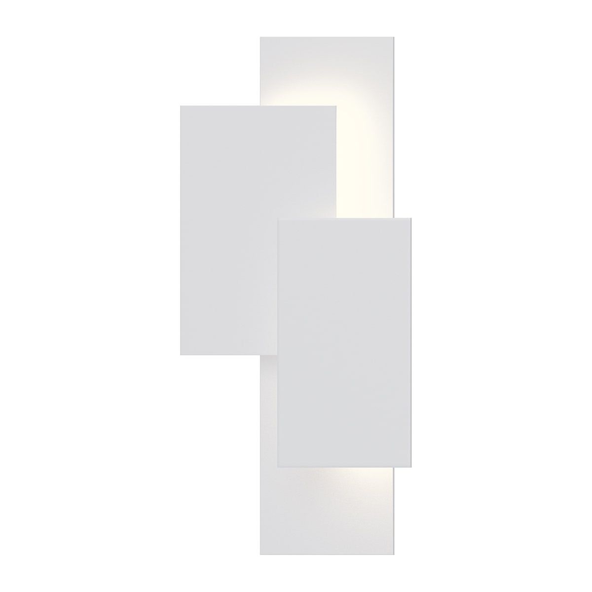 Offset Panels LED Sconce