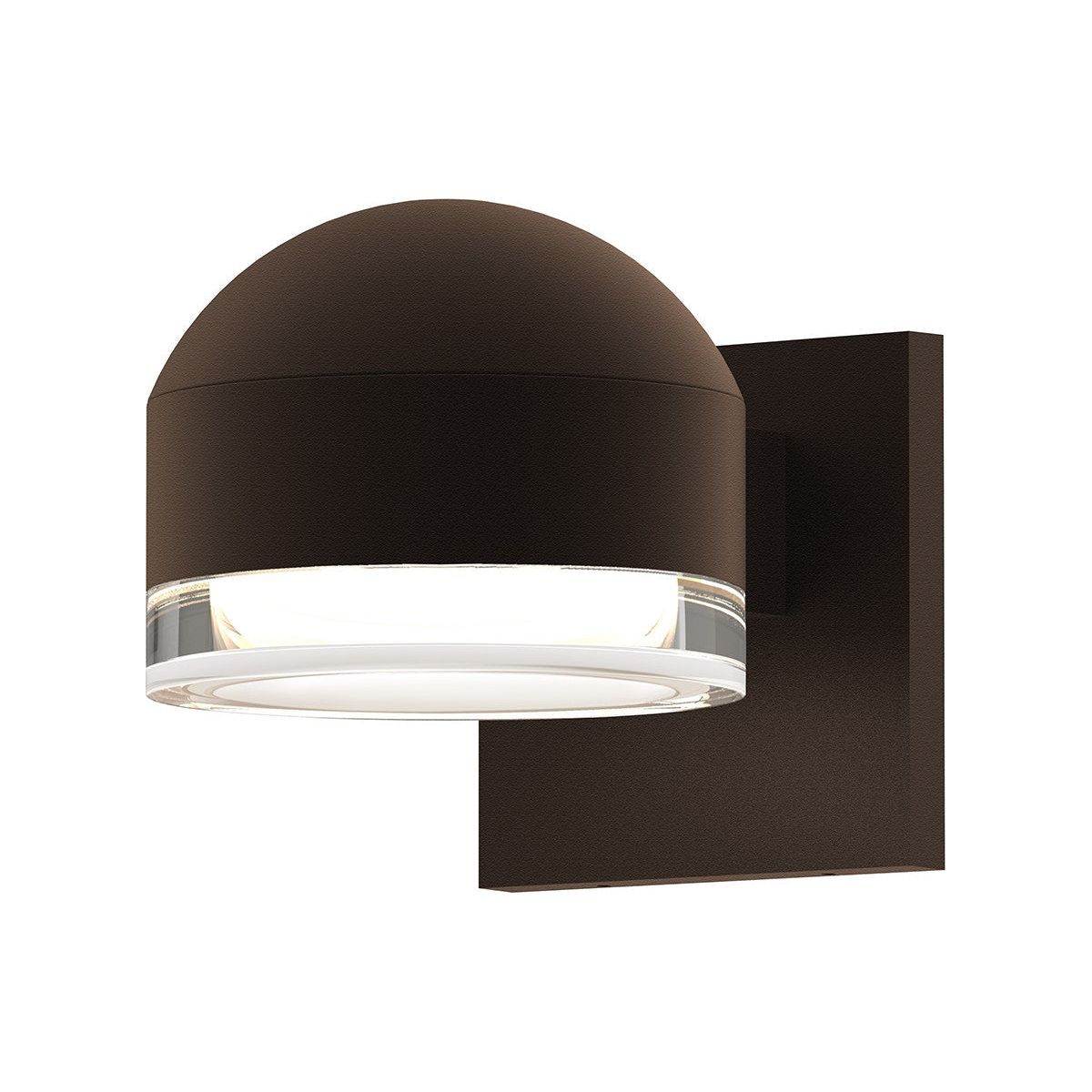 REALS Downlight LED Sconce with Dome Cap and Cylinder Lens